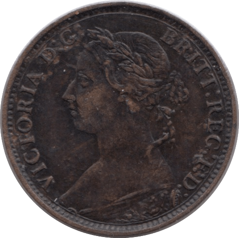 1893 FARTHING ( VF ) - Farthing - Cambridgeshire Coins