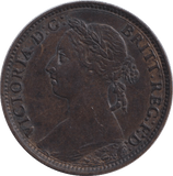 1893 FARTHING ( VF ) - FARTHING - Cambridgeshire Coins