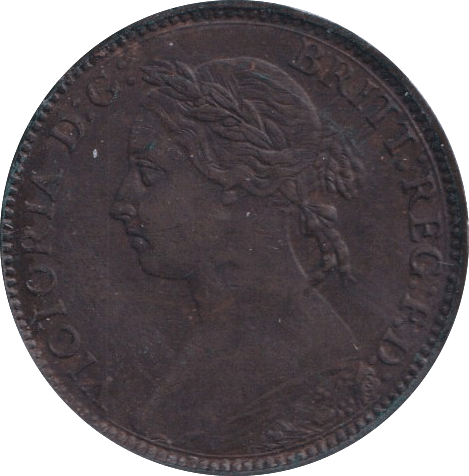 1893 FARTHING ( VF ) - Farthing - Cambridgeshire Coins