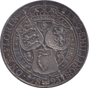 1893 FLORIN ( AUNC ) - FLORIN - Cambridgeshire Coins