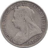 1893 FLORIN ( FINE ) - FLORIN - Cambridgeshire Coins