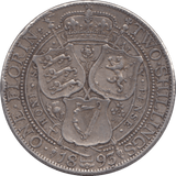 1893 FLORIN ( VF ) - FLORIN - Cambridgeshire Coins