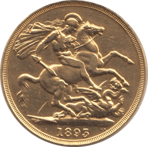 1893 GOLD DOUBLE SOVEREIGN ( EF ) - Double Sovereign - Cambridgeshire Coins