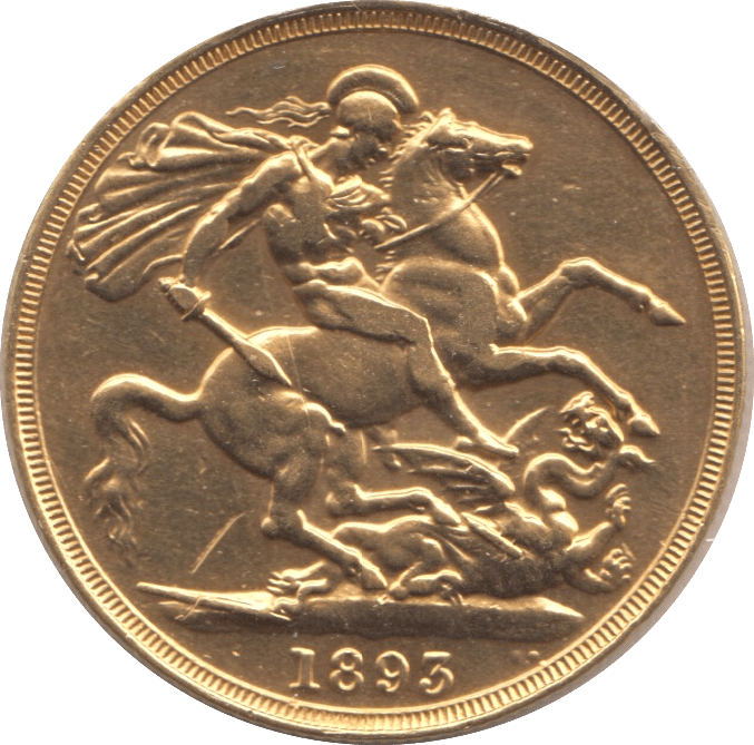 1893 GOLD DOUBLE SOVEREIGN ( EF ) - Double Sovereign - Cambridgeshire Coins