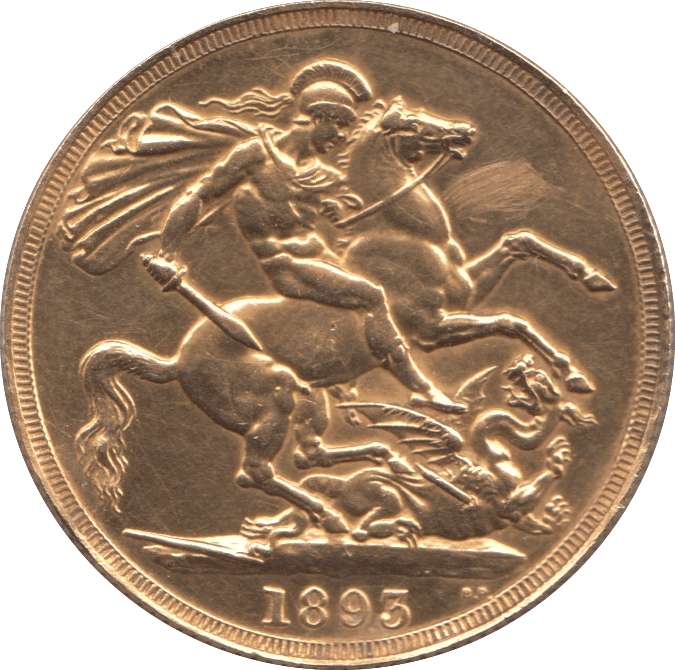 1893 GOLD DOUBLE SOVEREIGN ( GVF ) - DOUBLE SOVEREIGN - Cambridgeshire Coins