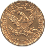 1893 GOLD FIVE DOLLARS USA - Gold World Coins - Cambridgeshire Coins