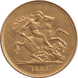 1893 GOLD FIVE POUND ( GVF ) - GOLD FIVE POUNDS - Cambridgeshire Coins