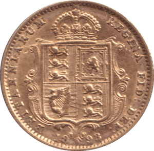 1893 GOLD HALF SOVEREIGN ( EF ) - HALF SOVEREIGN - Cambridgeshire Coins