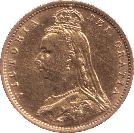 1893 GOLD HALF SOVEREIGN ( EF ) - HALF SOVEREIGN - Cambridgeshire Coins