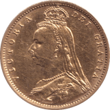 1893 GOLD HALF SOVEREIGN ( EF ) - HALF SOVEREIGN - Cambridgeshire Coins