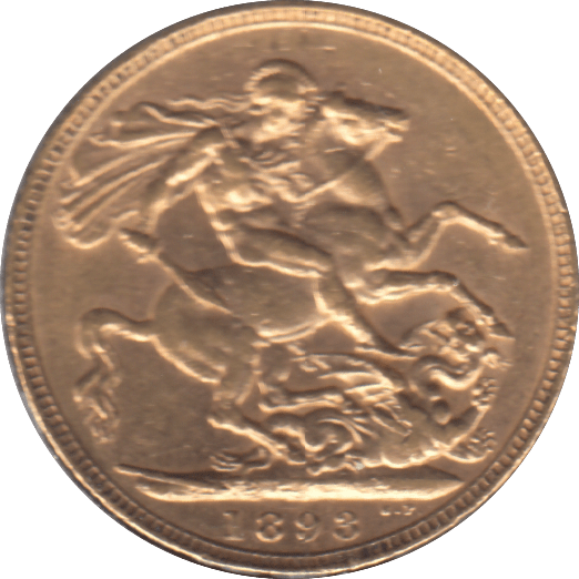 1893 GOLD SOVEREIGN ( EF ) - SOVEREIGN - Cambridgeshire Coins