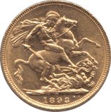 1893 GOLD SOVEREIGN ( EF ) - SOVEREIGN - Cambridgeshire Coins