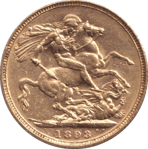 1893 GOLD SOVEREIGN ( GVF ) MELBOURNE MINT - SOVEREIGN - Cambridgeshire Coins