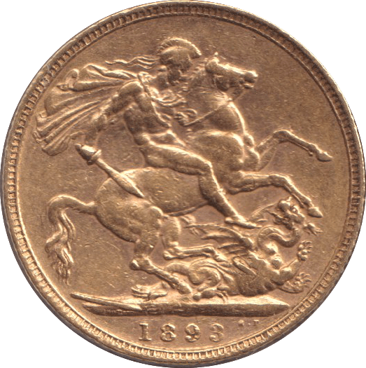 1893 GOLD SOVEREIGN ( GVF ) - SOVEREIGN - Cambridgeshire Coins