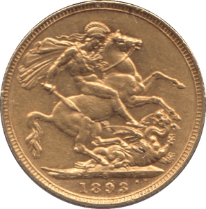 1893 GOLD SOVEREIGN ( GVF ) - SOVEREIGN - Cambridgeshire Coins