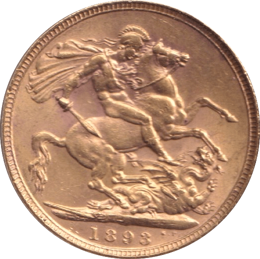 1893 GOLD SOVEREIGN ( UNC ) - SOVEREIGN - Cambridgeshire Coins