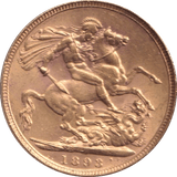 1893 GOLD SOVEREIGN ( UNC ) - SOVEREIGN - Cambridgeshire Coins