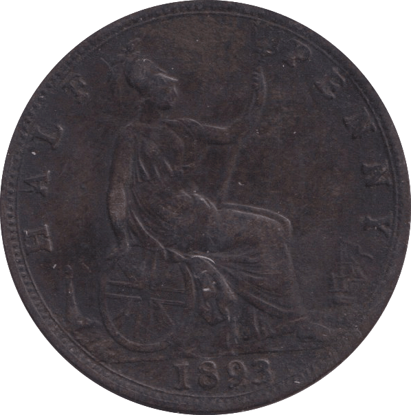 1893 HALF PENNY ( GF ) - HALFPENNY - Cambridgeshire Coins