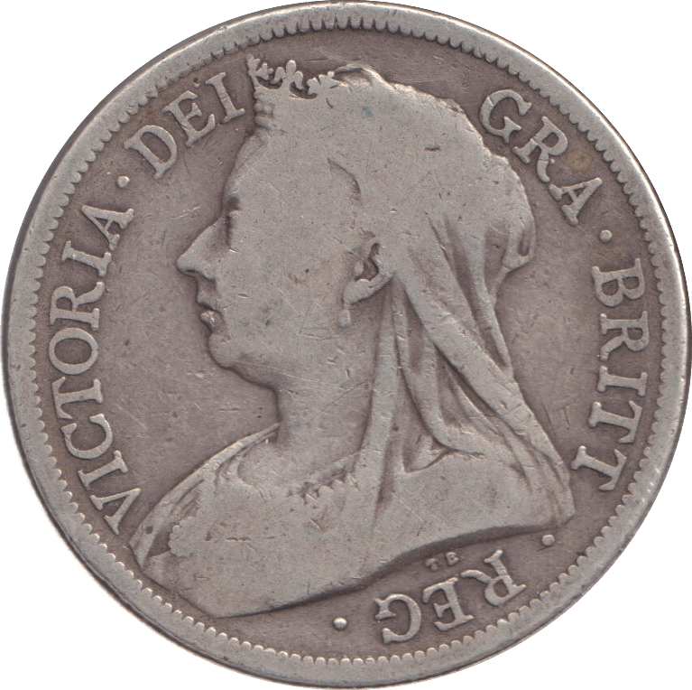 1893 HALFCROWN ( FINE ) - FLORIN - Cambridgeshire Coins