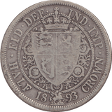 1893 HALFCROWN ( FINE ) - HALFCROWN - Cambridgeshire Coins