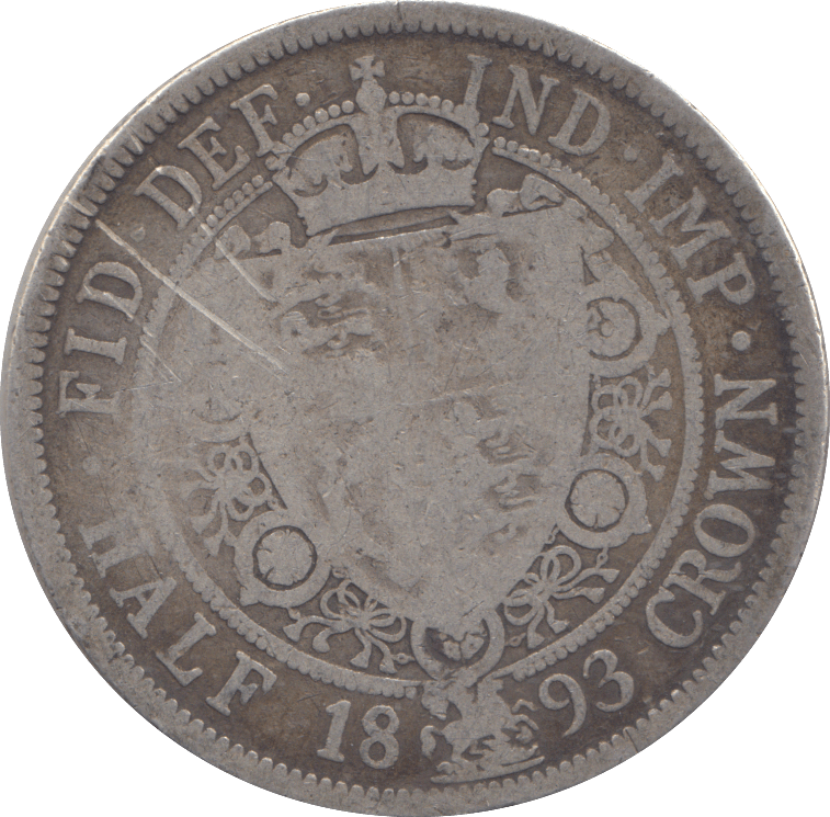 1893 HALFCROWN ( FINE ) - HALFCROWN - Cambridgeshire Coins