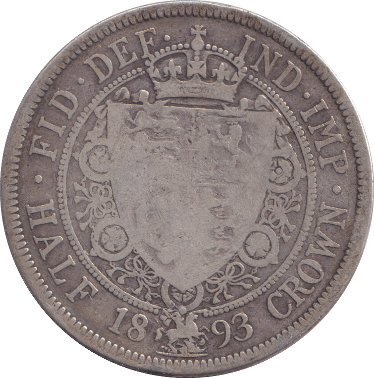 1893 HALFCROWN ( FINE ) - HALFCROWN - Cambridgeshire Coins