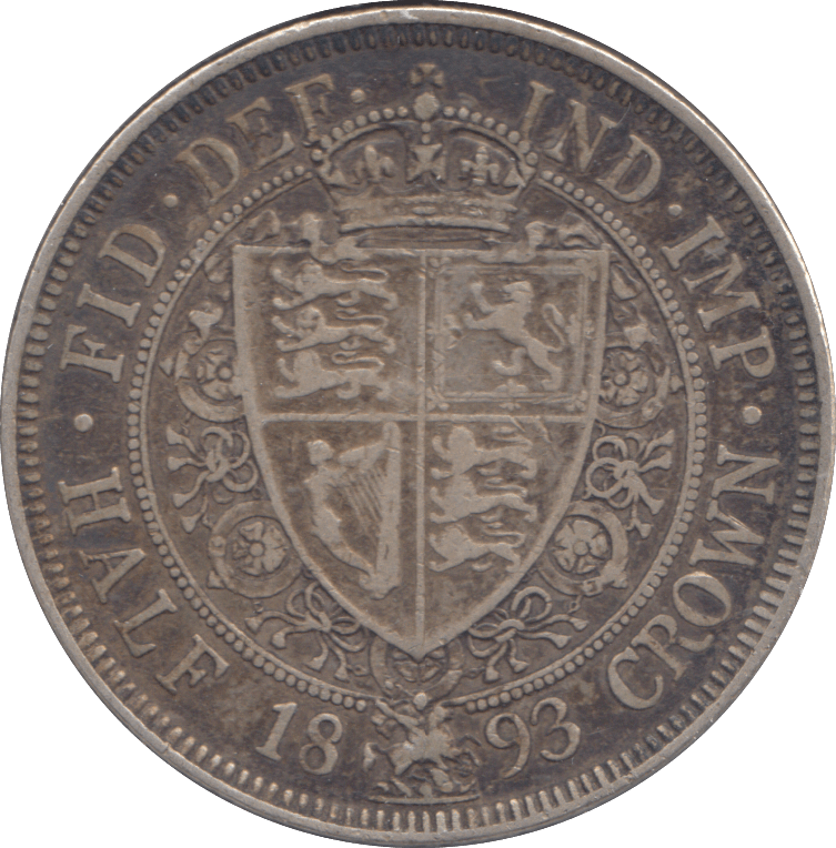 1893 HALFCROWN ( GF ) - HALFCROWN - Cambridgeshire Coins