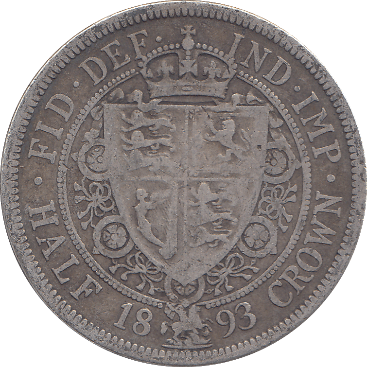 1893 HALFCROWN ( GF ) - HALFCROWN - Cambridgeshire Coins