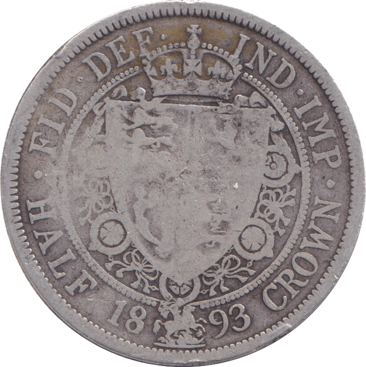 1893 HALFCROWN ( NF ) - HALFCROWN - Cambridgeshire Coins