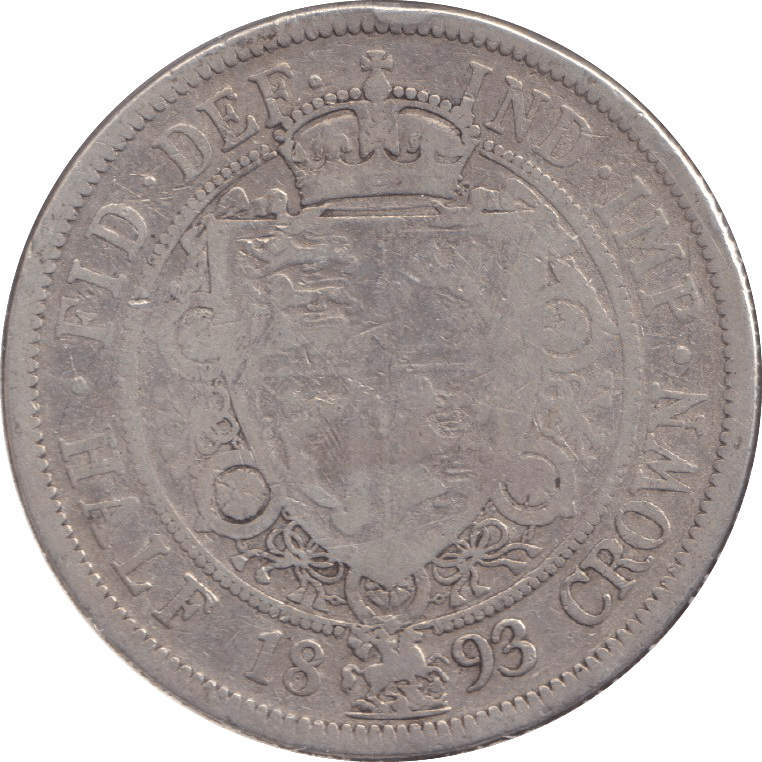 1893 HALFCROWN ( NF ) - HALFCROWN - Cambridgeshire Coins
