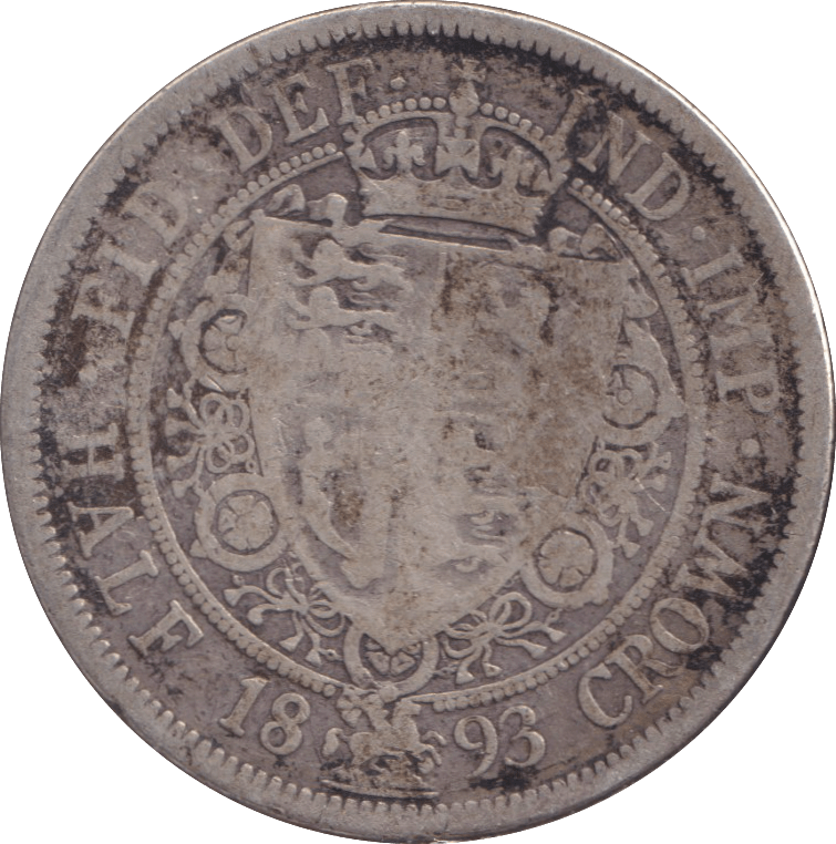 1893 HALFCROWN ( NF ) - HALFCROWN - Cambridgeshire Coins