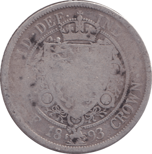 1893 HALFCROWN ( NF ) - HALFCROWN - Cambridgeshire Coins