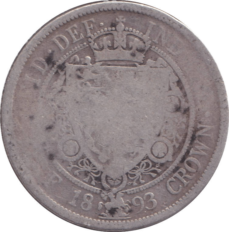 1893 HALFCROWN ( NF ) - HALFCROWN - Cambridgeshire Coins