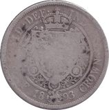 1893 HALFCROWN ( NF ) - HALFCROWN - Cambridgeshire Coins
