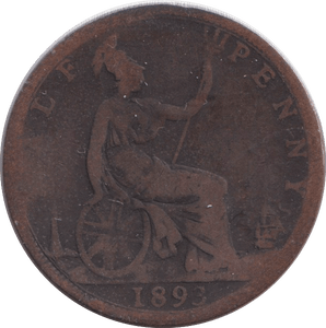 1893 HALFPENNY ( FAIR ) - HALFPENNY - Cambridgeshire Coins