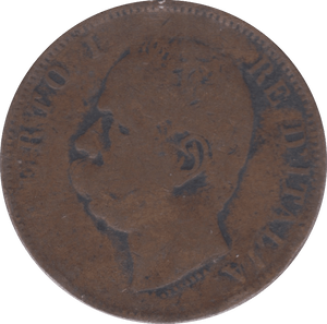 1893 ITALY 10 CENTESIMI - WORLD COINS - Cambridgeshire Coins