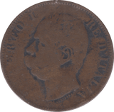 1893 ITALY 10 CENTESIMI - WORLD COINS - Cambridgeshire Coins