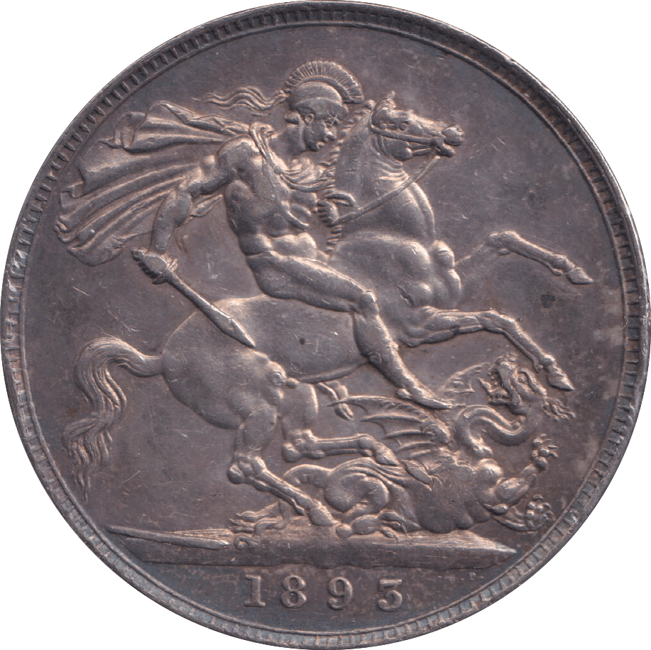1893 LVI CROWN ( EF ) - CROWN - Cambridgeshire Coins