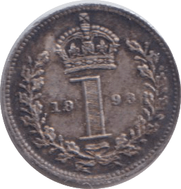 1893 MAUNDY ONE PENNY ( EF ) - MAUNDY ONE PENNY - Cambridgeshire Coins