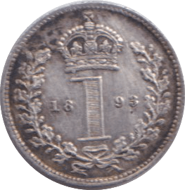 1893 MAUNDY ONE PENNY ( UNC ) - MAUNDY ONE PENNY - Cambridgeshire Coins