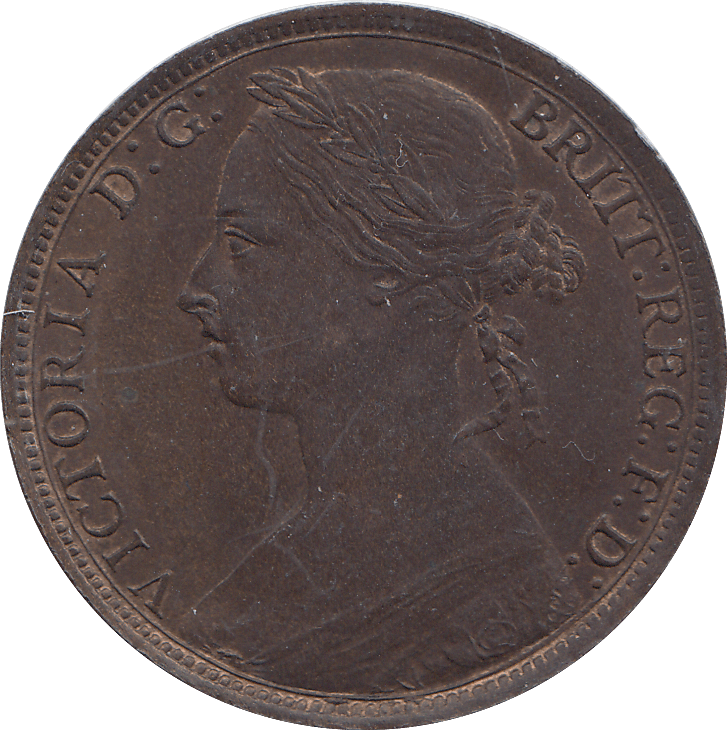 1893 ONE PENNY ( AUNC ) - WORLD COINS - Cambridgeshire Coins