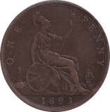 1893 PENNY ( GF ) - PENNY - Cambridgeshire Coins