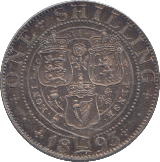 1893 SHILLING ( EF ) - SHILLING - Cambridgeshire Coins