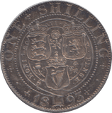 1893 SHILLING ( EF ) - SHILLING - Cambridgeshire Coins