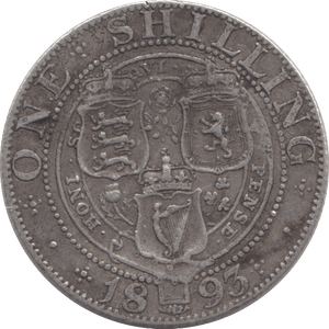 1893 SHILLING ( FINE ) - Shilling - Cambridgeshire Coins