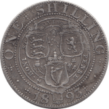 1893 SHILLING ( FINE ) - Shilling - Cambridgeshire Coins