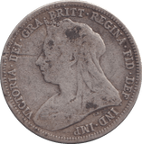 1893 SHILLING ( FINE ) - SHILLING - Cambridgeshire Coins