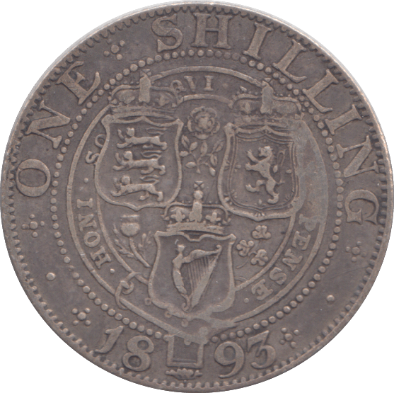 1893 SHILLING ( GF ) - SHILLING - Cambridgeshire Coins