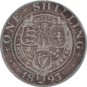 1893 SHILLING ( GF ) - SHILLING - Cambridgeshire Coins