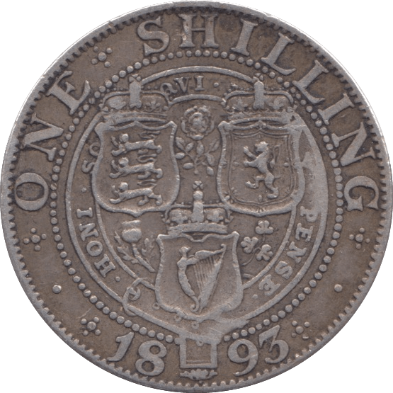 1893 SHILLING ( GF ) - SHILLING - Cambridgeshire Coins